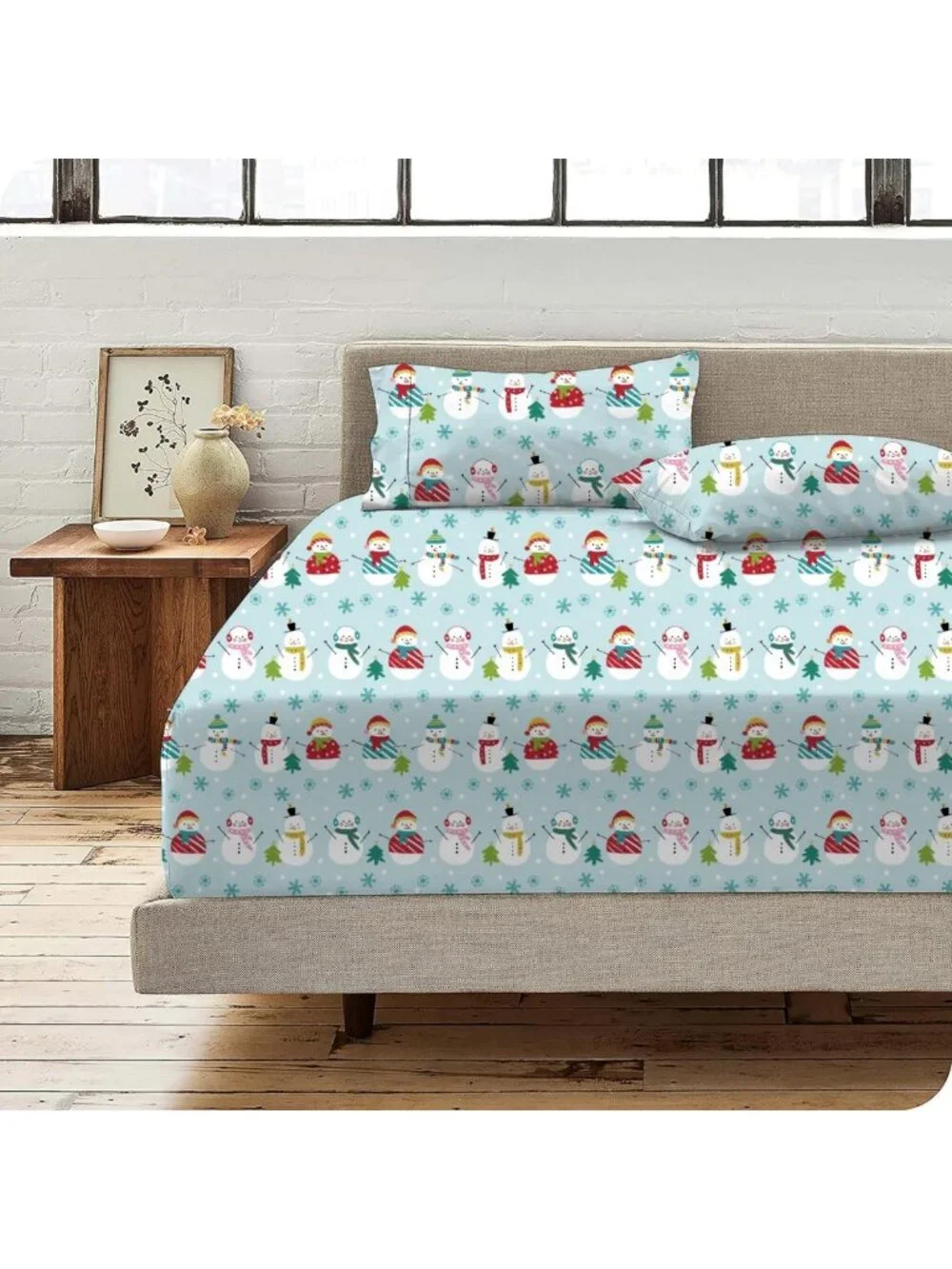 Cozy Twin Sheet Set - 4 Piece Soft Brushed Microfiber Bedding with Pillowcases